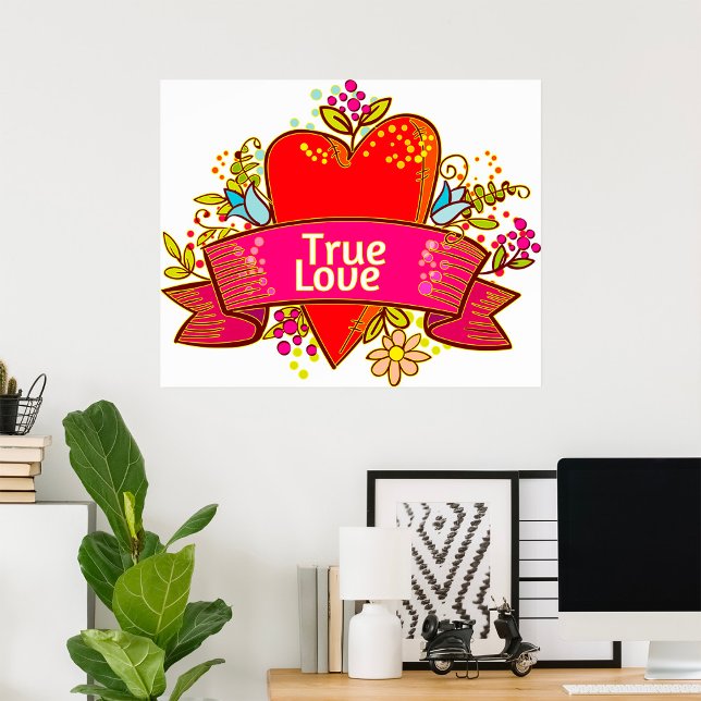 Red Heart True Love Poster (Creator Uploaded)