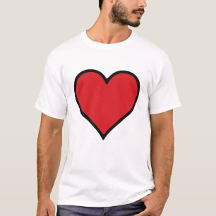 Red Heart, Valentines Gift  T-Shirt
