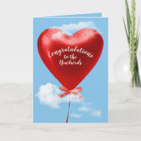 Red Heart  Wedding Balloon 