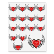 Red Heart with Wings Bachelorette