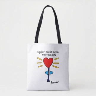 Red HeartFlower Shopping Tote
