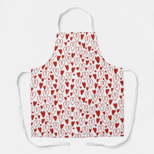 Red Hearts Apron