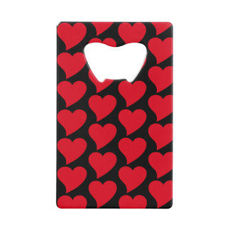 Red Hearts Black Background Personalised Custom
