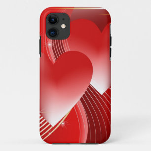 Red Hearts iPhone 11 Case