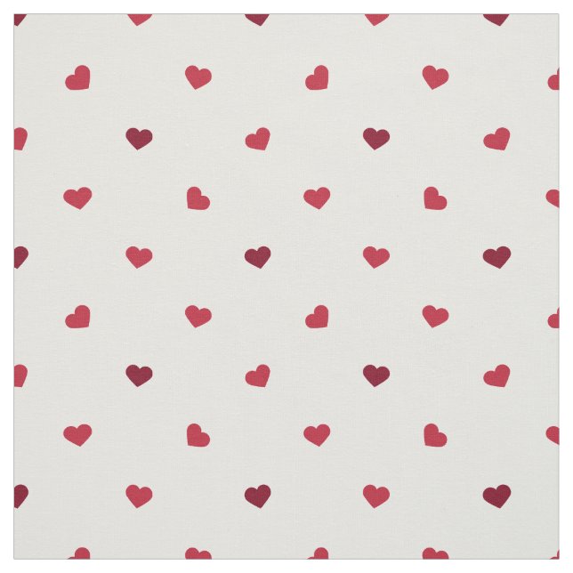 Red Hearts Fabric (Swatch)