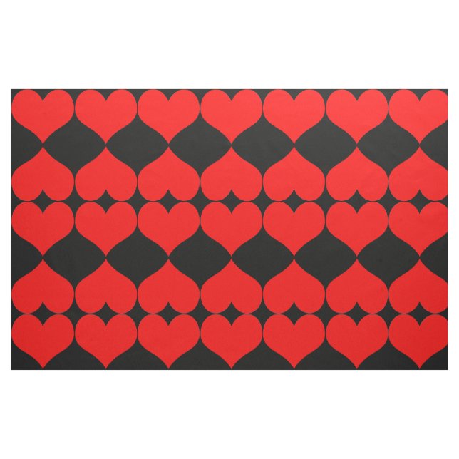 Red Hearts Fabric (Fat Quarter)