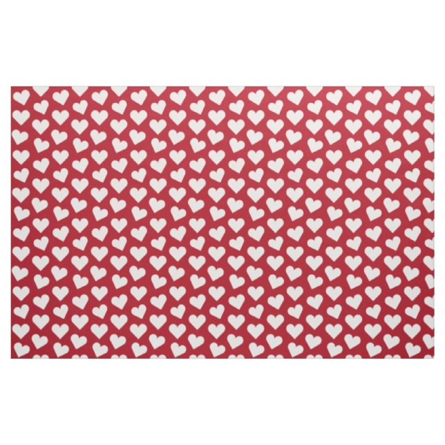 Red Hearts Fabric Red Love Valentine's Fabrics (Fat Quarter)