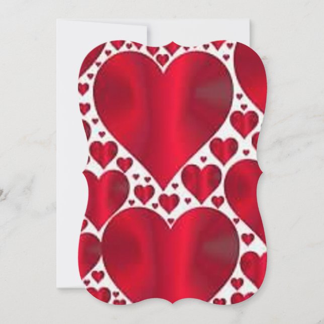 RED HEARTS FOR VALENTINE'S DAY (Front)