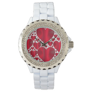RED HEARTS FOR VALENTINE'S DAY WATCH