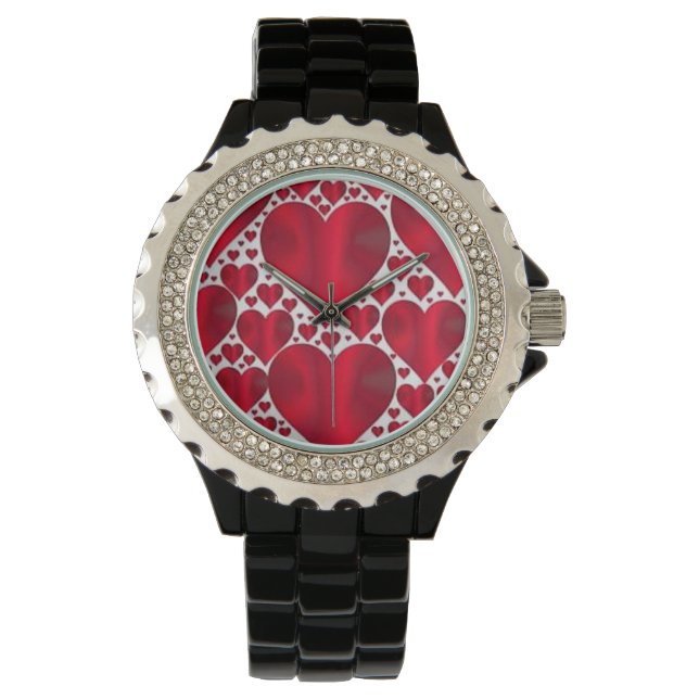 RED HEARTS FOR VALENTINE'S DAY WATCH (Front)