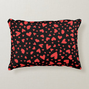 Red Hearts & Kisses Decorative Cushion