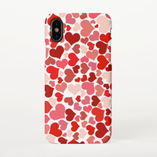 Red Hearts Mousepad iPhone Case