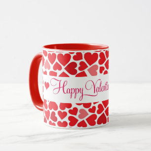 Red Hearts Mug