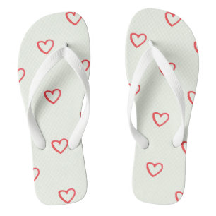 Red Hearts Pattern, Cute, Love Thongs
