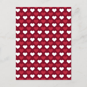 Red Hearts Postcard