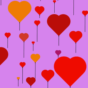 Red Hearts Socks