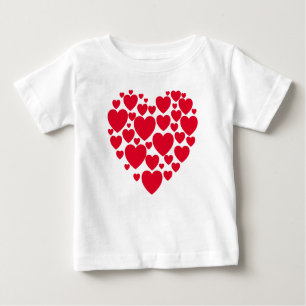 Red hearts t-shirt