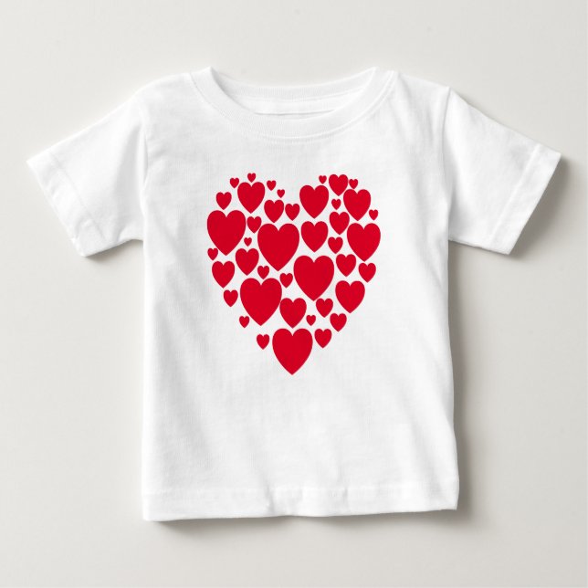 Red hearts t-shirt (Front)