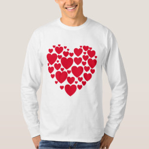 Red hearts t-shirt