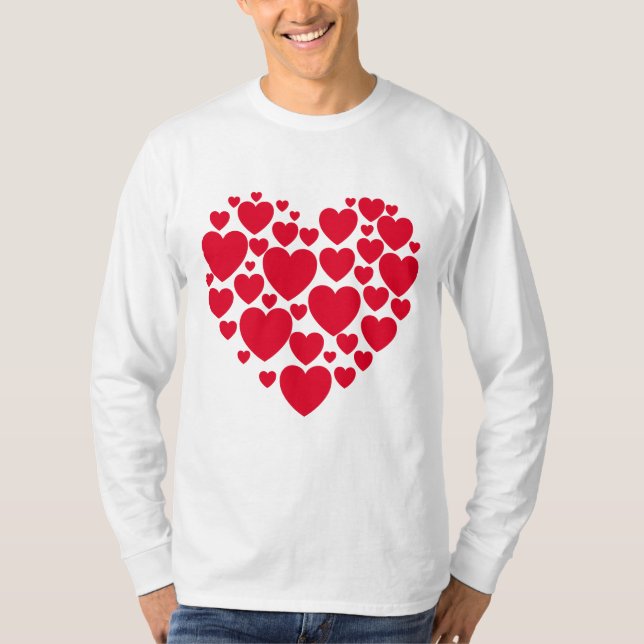 Red hearts t-shirt (Front)