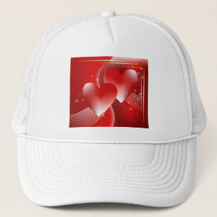 Red Hearts Trucker Hat