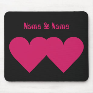 Red Hearts Valentine custom mousepad