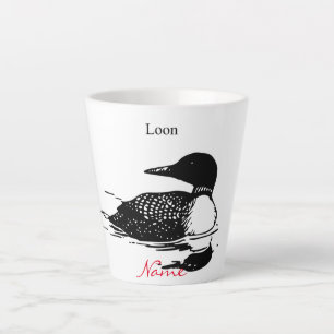 Red Hearts Valentine Thunder_Cove Latte Mug