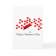 Red Hearts Valentine's Day Card – Romantic