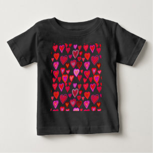 Red hearty design T-Shirt