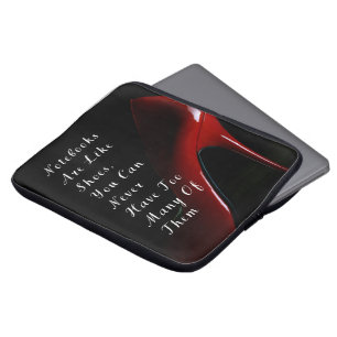 Red Heels Notebooks are like shoes Laptop Sleeve