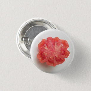Red Heirloom Tomato Slice Button