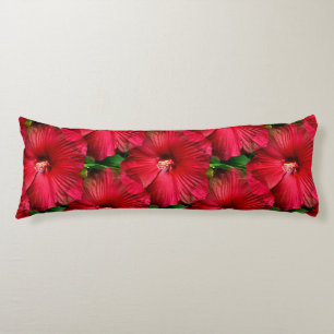 Red Hibiscus....... Body Cushion