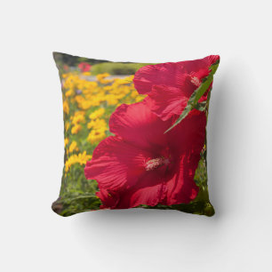 Red Hibiscus Cushion
