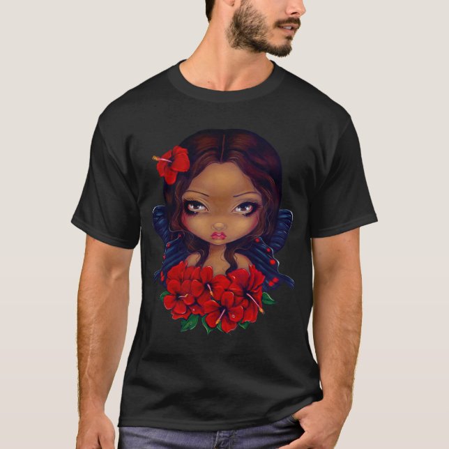 Red Hibiscus Fairy Shirt (Front)