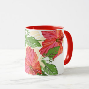 Red Hibiscus Mug