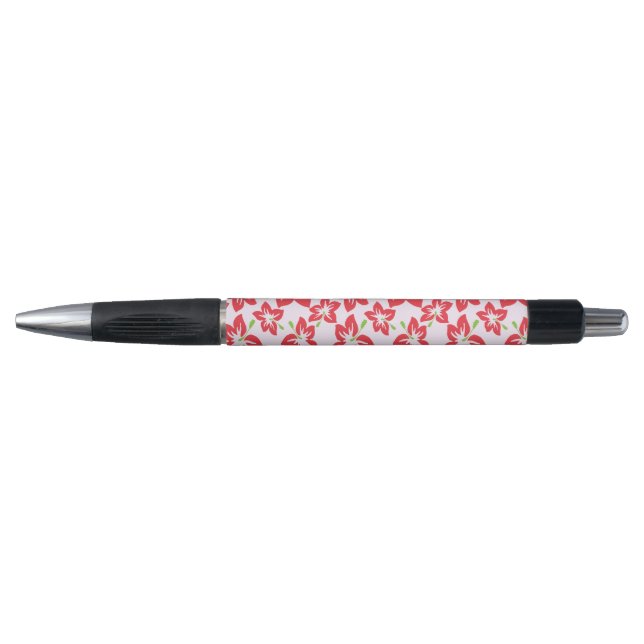 Red Hibiscus, Red Flowers, Pattern Of Flowers (Front)