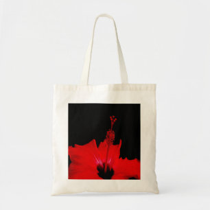 Red Hibiscus Tote Bag
