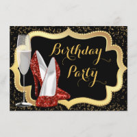 Red High Heel Shoe Birthday Party