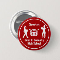 Red High School Marching Band Personalised