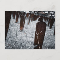 Red Hill Cemetery Rusty Grave Markers
