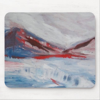 RED HILLS OF ICEBERG MOUSE PAD