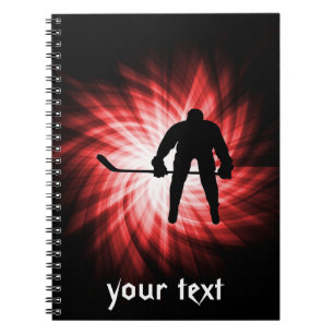 Red Hockey Notebook