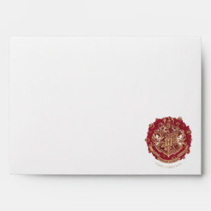 Red HOGWARTS™ Crest Holiday Wreath Envelope
