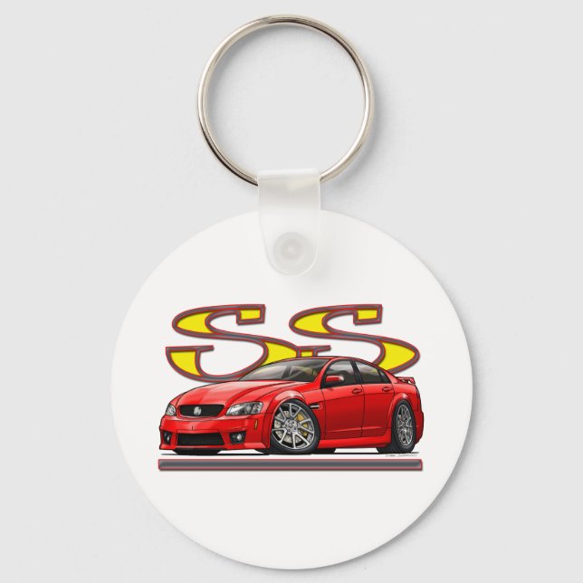 Red_Holden_V8.png Key Ring (Front)