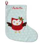 Red Holiday Owl Personalised