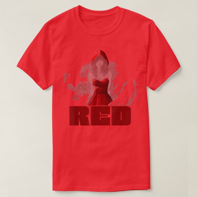 Red Hood Riding  Amazing Halloween Costume Idea  T-Shirt (Design Front)