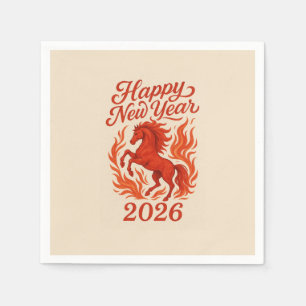 Red Horse 2026 Napkin