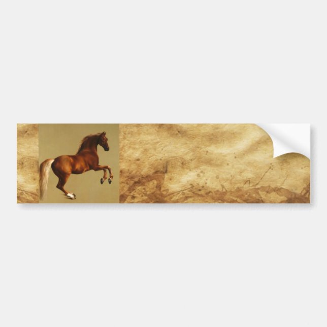 RED HORSE BUMPER STICKER (Front)
