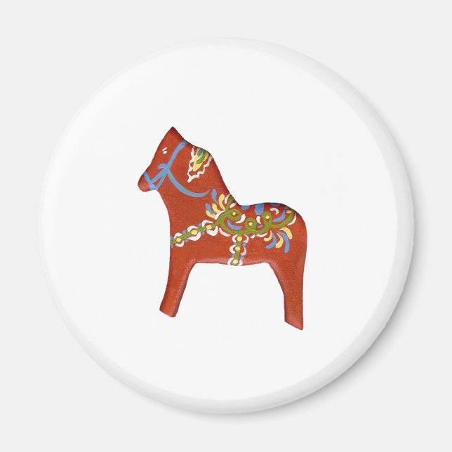 Red Horse Magnet (Front)