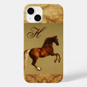 RED HORSE Parchment Monogram Case-Mate iPhone 14 Case